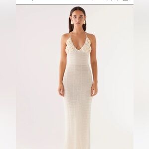 Peppermayo Cream Maxi Dress